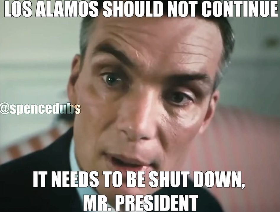 Oppenheimer chiede a Truman di chiudere Los Alamos